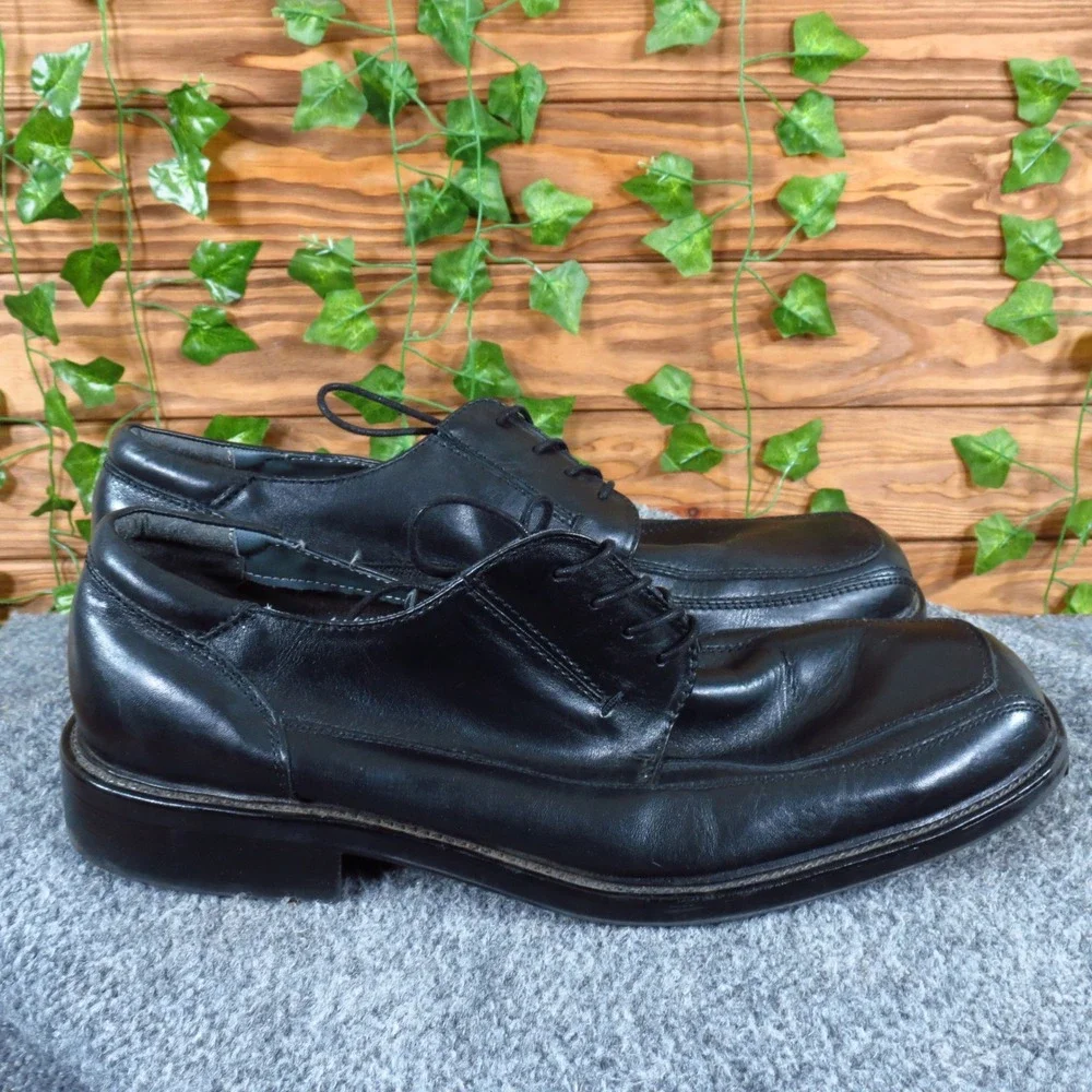Dockers 090-3174 Mens Oxford Dress Shoe Sz 12M Formal Professional Black Leather